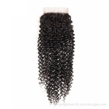 Sunlight Bundles Afro Brazilian Cuticle Aligned Virgin Extension Lace Front Closure Human Hair Wig Kinky Curly